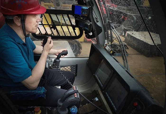 Application for heavy equipment joystick